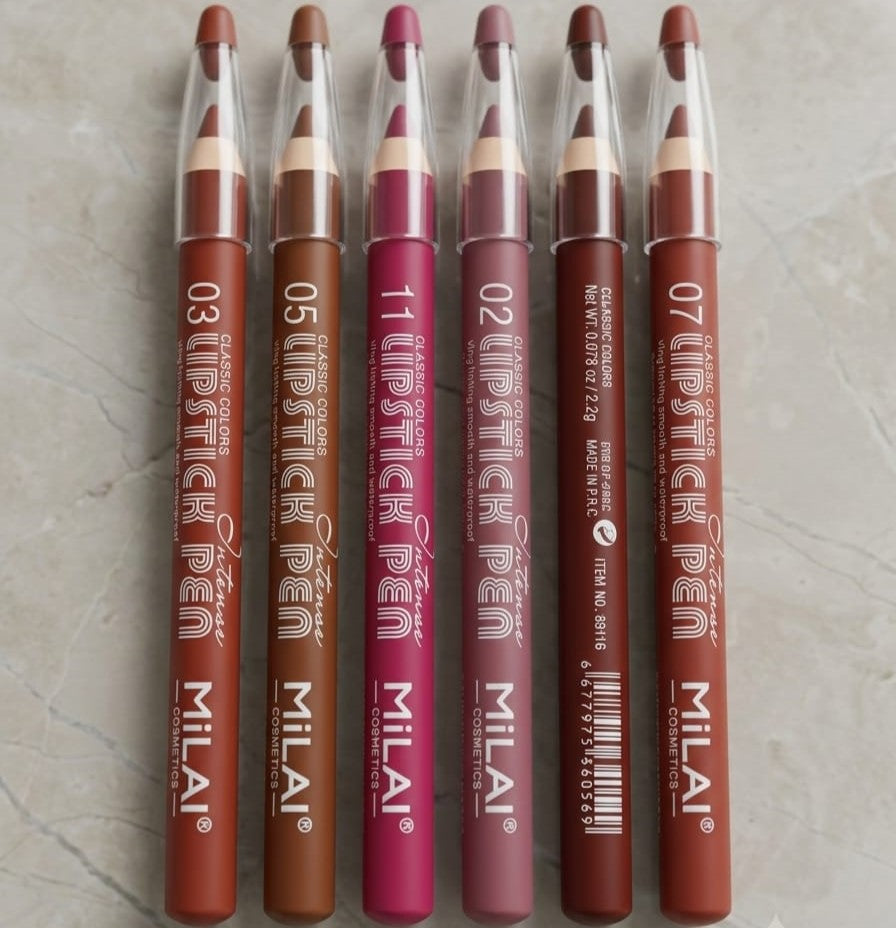 MILAI Jumboo Sharpner Pencil - Large Size Makeup Cosmetic Crayons Liner Smooth Application Precise Sharp Edge - Pack Of 12
